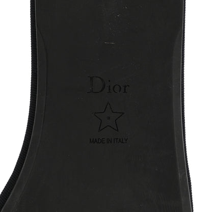 Christian Dior Velvet Oblique Chez Moi Sandal 38.5 Deep Blue 6 of 8