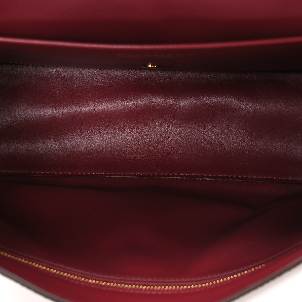 Grained Calfskin Small Souplissimo Maxi Flap Brown