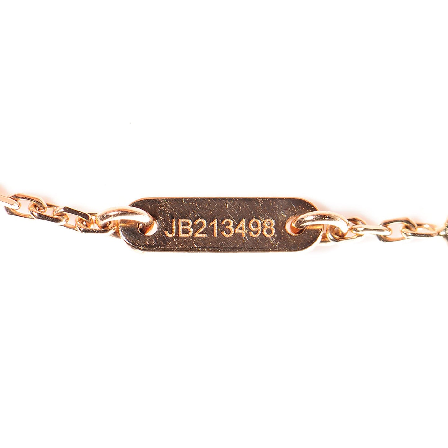 18K Rose Gold Carnelian Sweet Alhambra Heart Bracelet