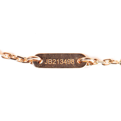 Van Cleef & Arpels 18K Rose Gold Carnelian Sweet Alhambra Heart Bracelet 4 of 5