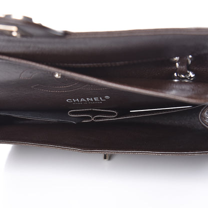 Chanel Caviar Quilted Medium Double Flap Brown 7 of 9