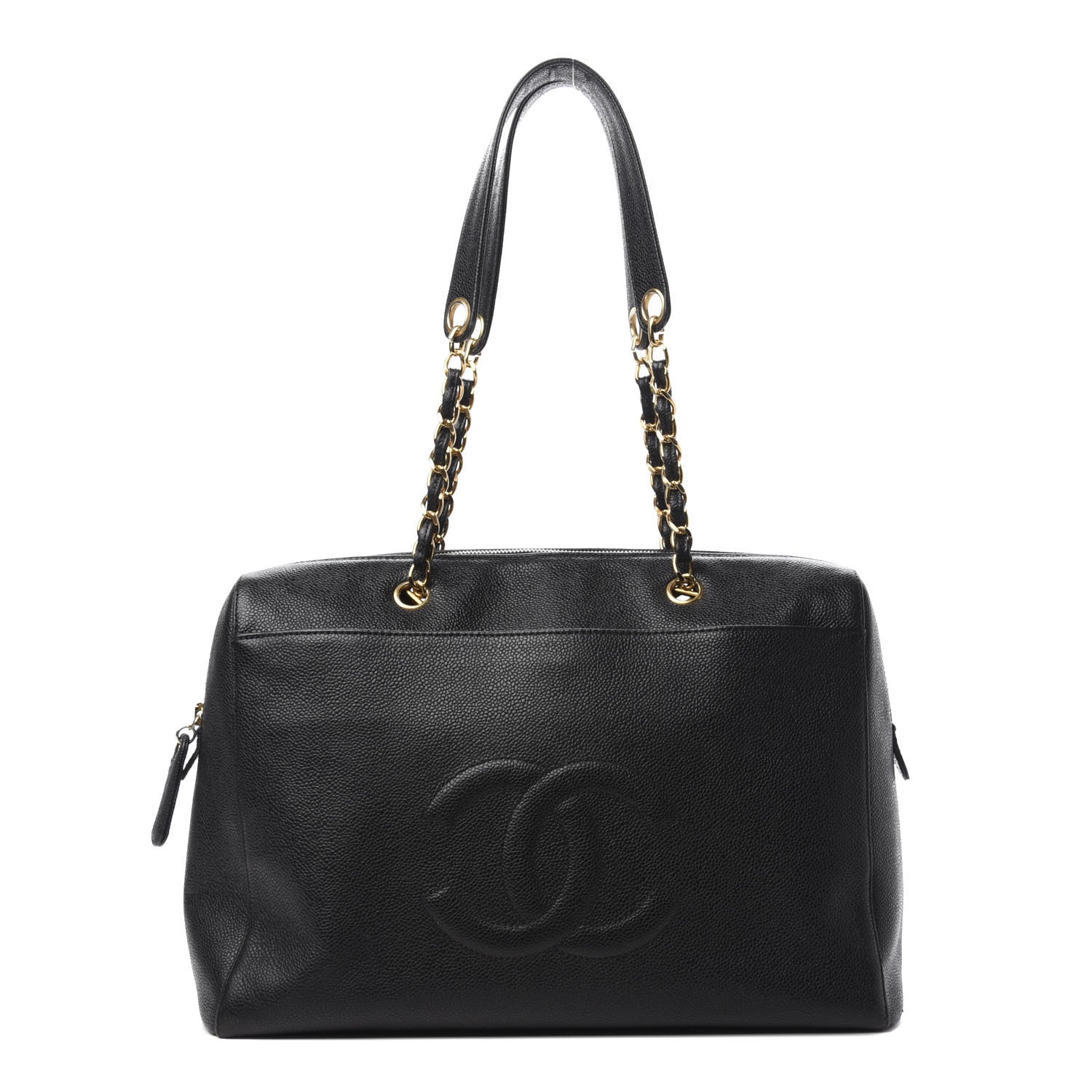 Chanel Caviar CC Timeless Tote Black 1 of 10