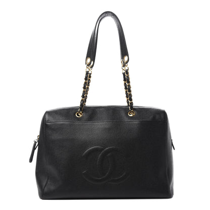 Chanel Caviar CC Timeless Tote Black 1 of 10