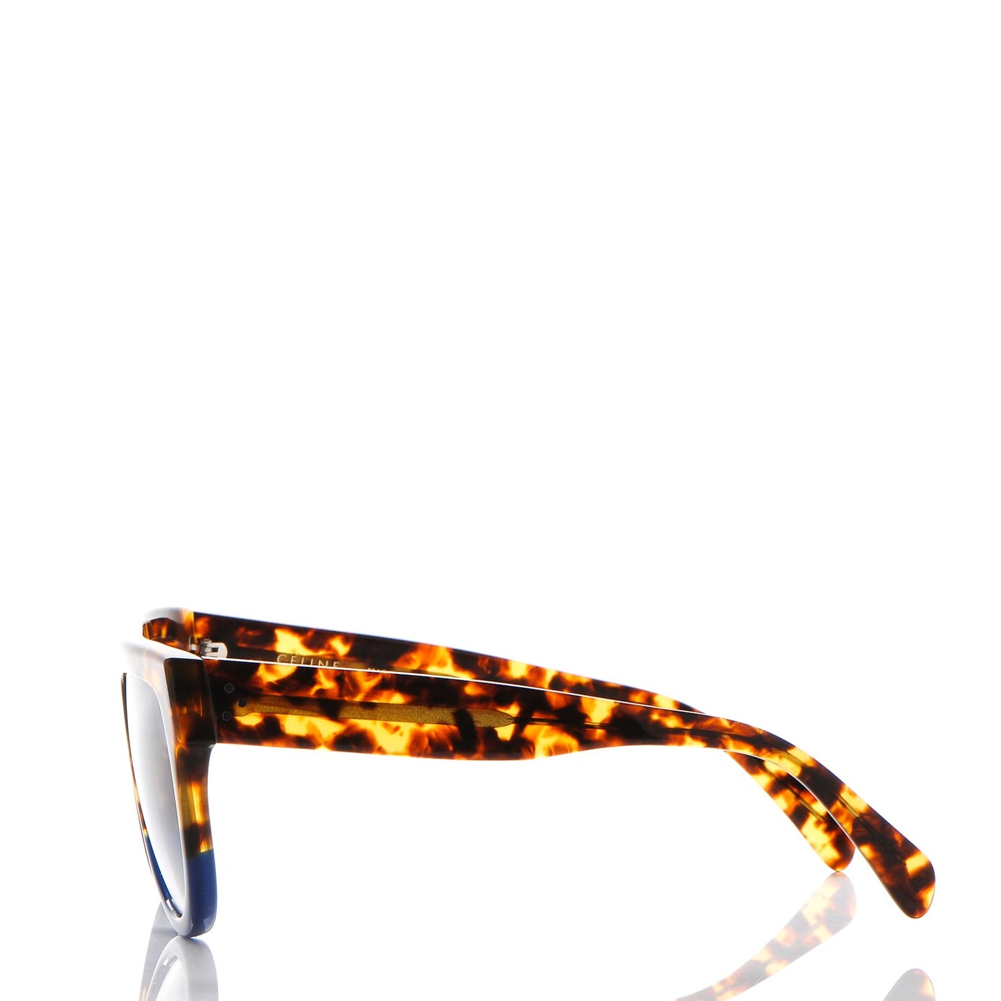 Acetate Shadow Sunglasses CL 41026/S Tortoise Havana Blue
