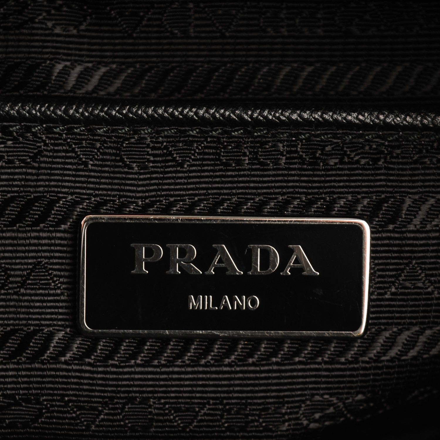 Prada Nylon Vela Messenger Black 6 of 9