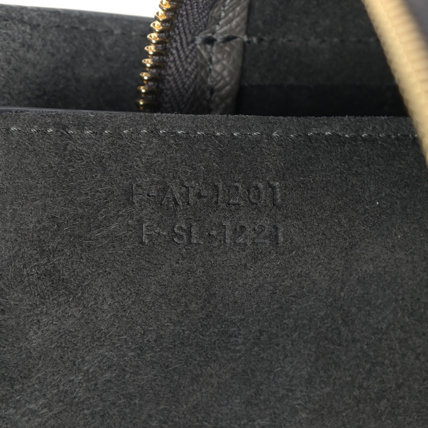 Celine Grained Calfskin Micro Belt Bag Grey 8 of 10