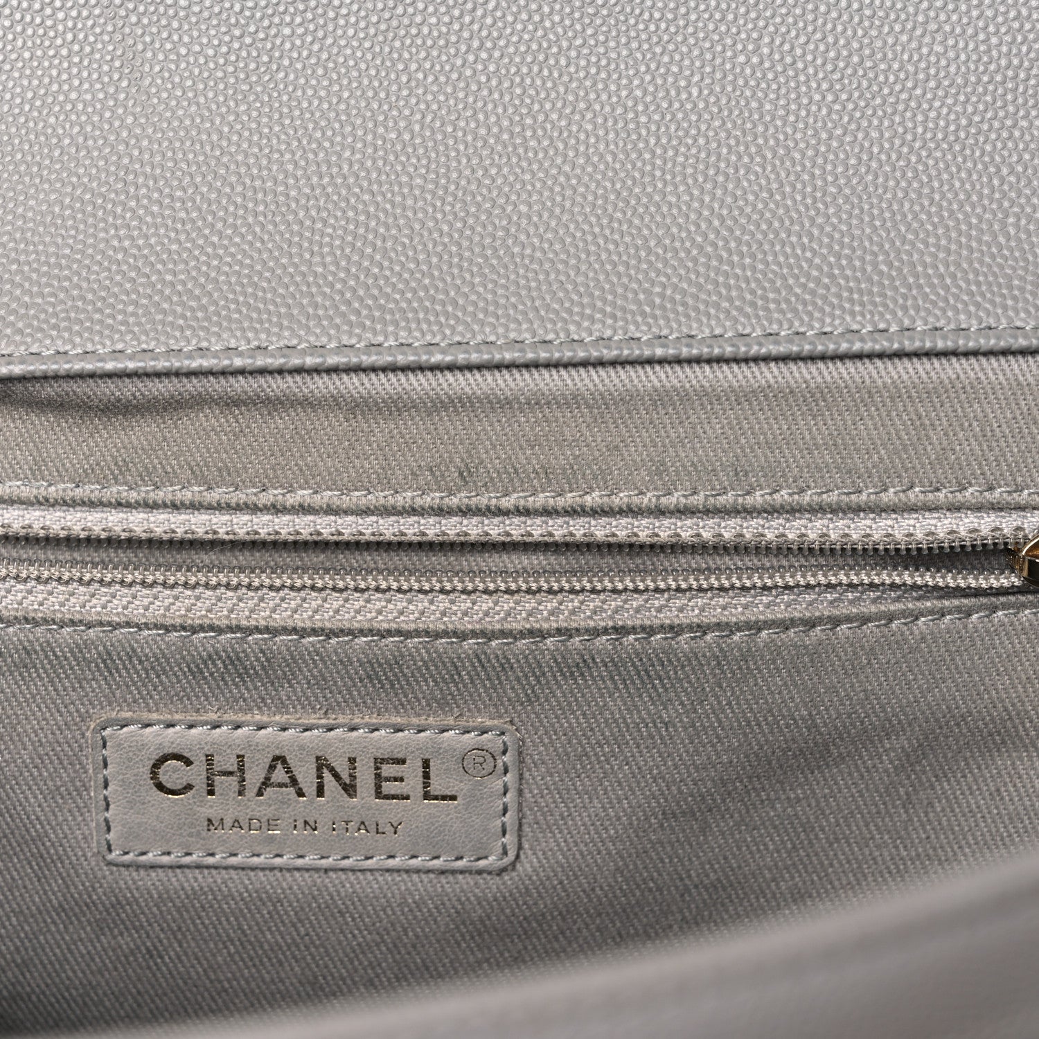 Chanel Caviar Quilted Large Business Affinity Flap Grey 13 of 23