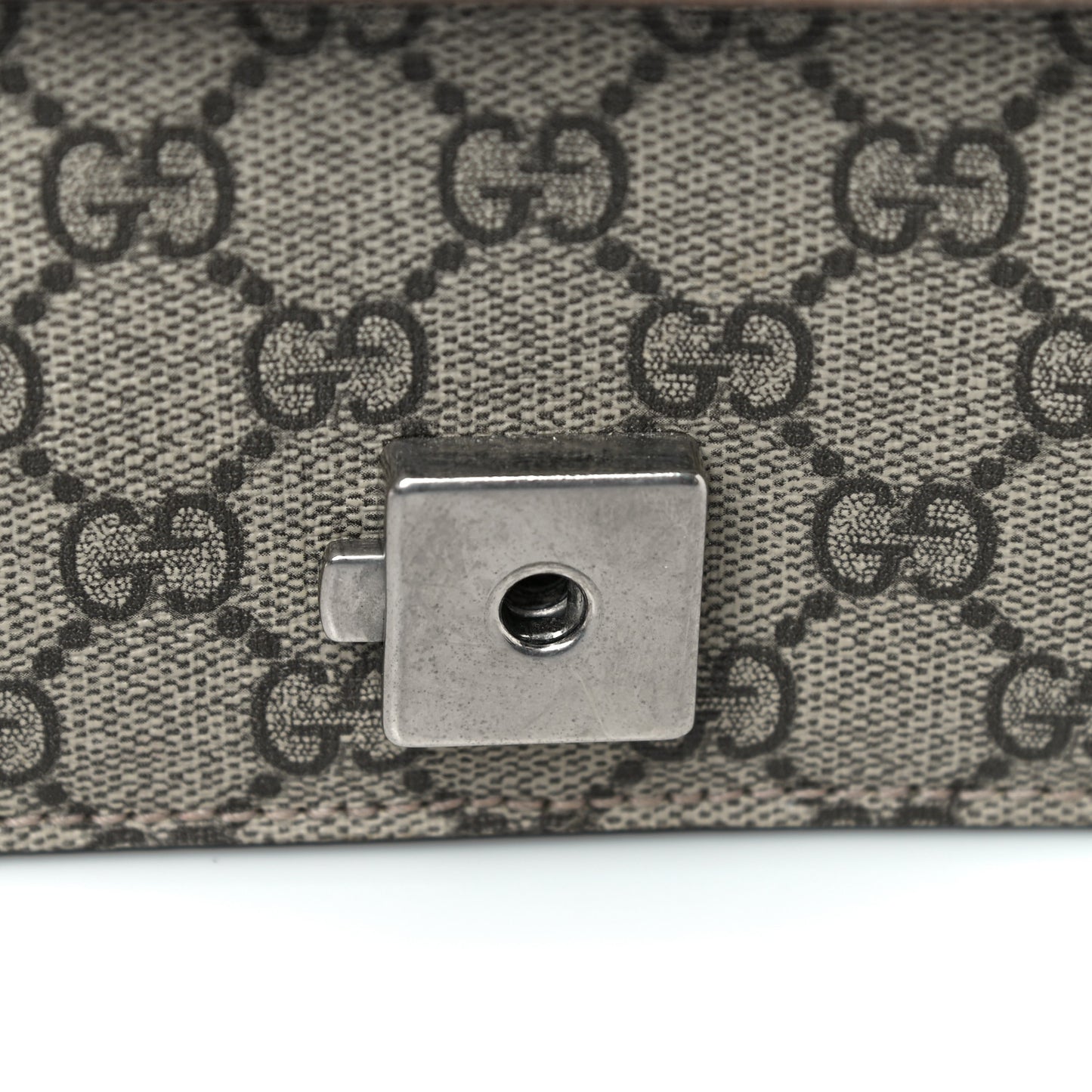 GG Supreme Monogram Mini Dionysus Shoulder Bag Taupe