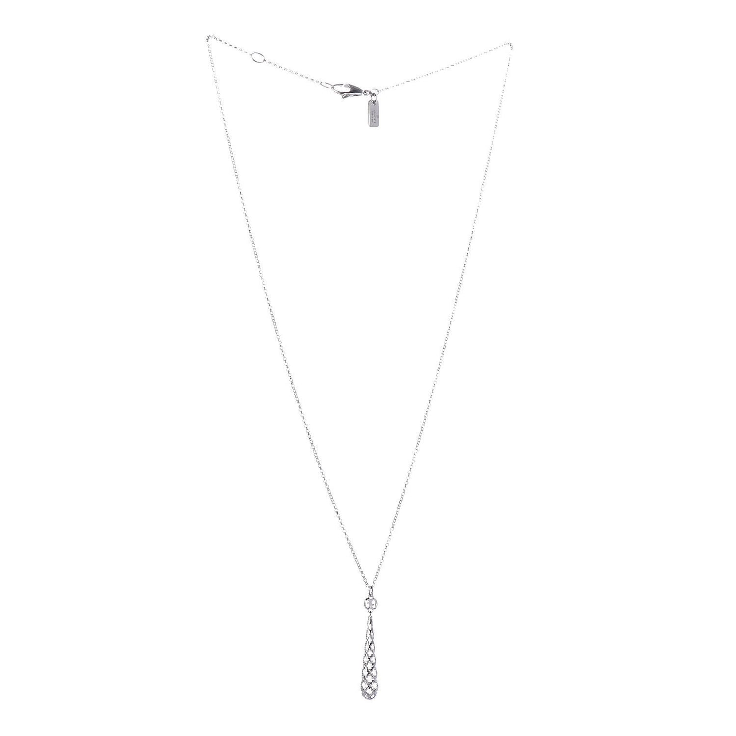 18K White Gold Diamantissima Pendant Necklace