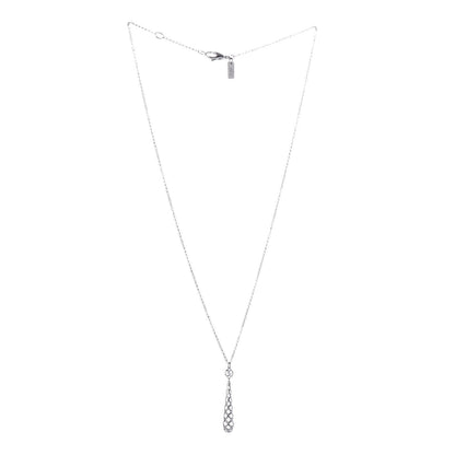 Gucci 18K White Gold Diamantissima Pendant Necklace 3 of 6