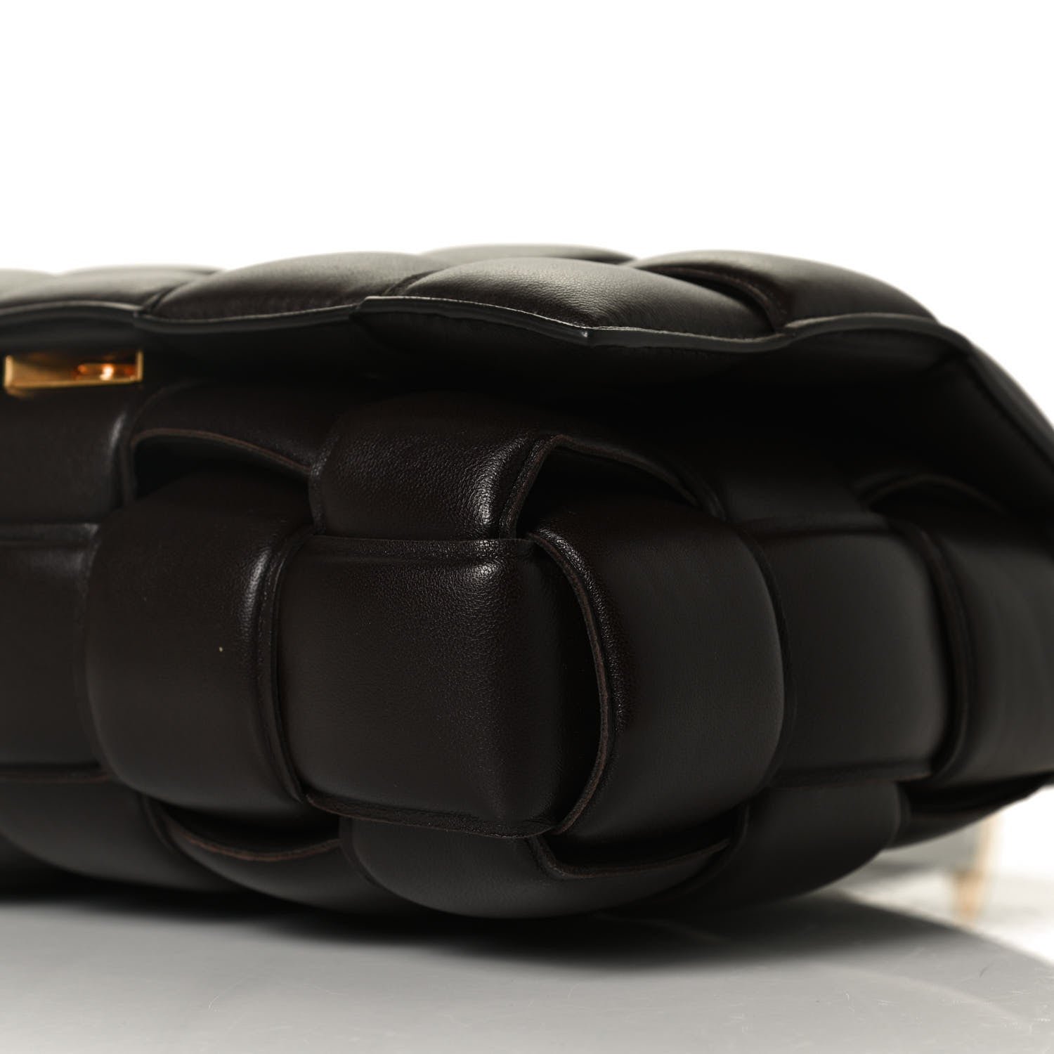 Bottega Veneta Nappa Maxi Intreccio Padded Cassette Crossbody Bag Fondente 9 of 11