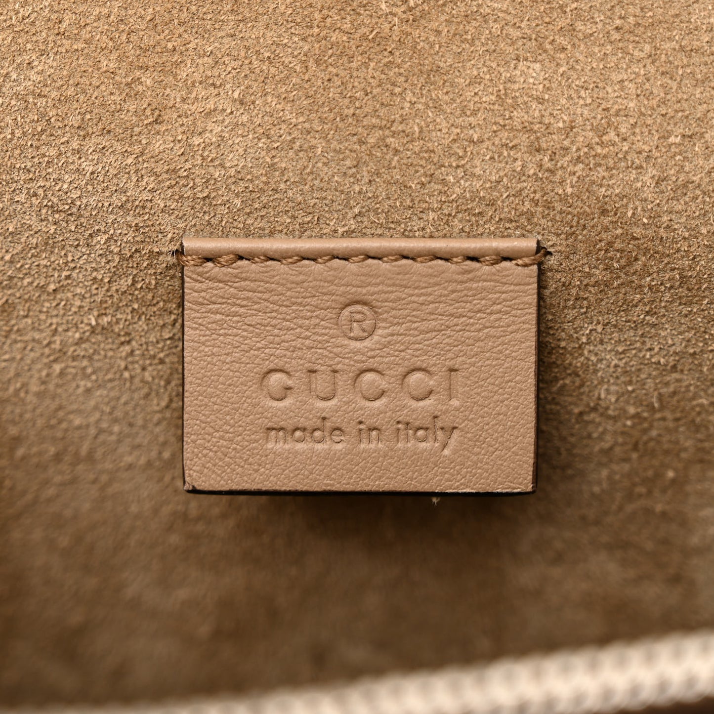 GG Supreme Monogram Medium Dionysus Shoulder Bag Taupe