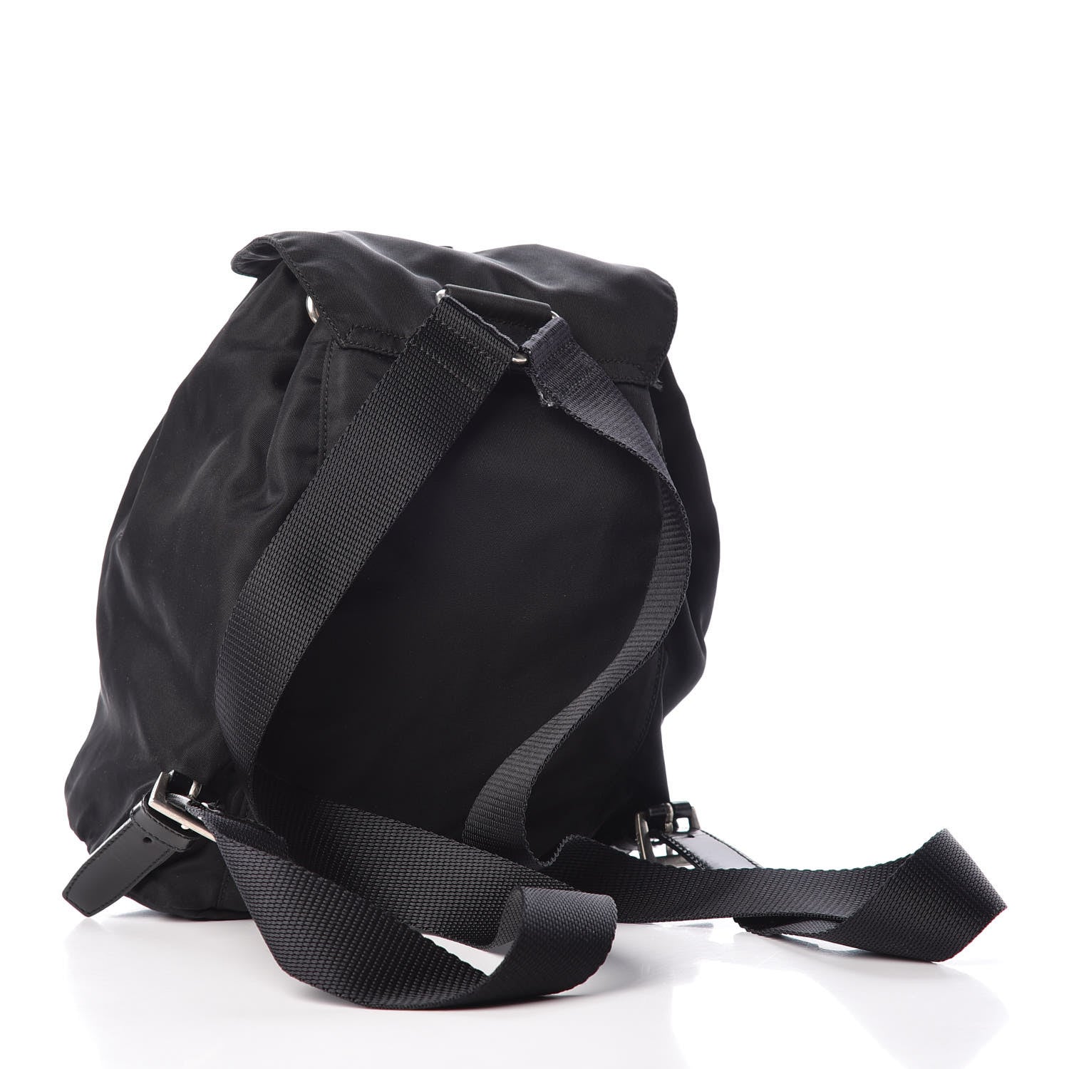 Prada Nylon Vela Mini Cinch Backpack Black 3 of 9