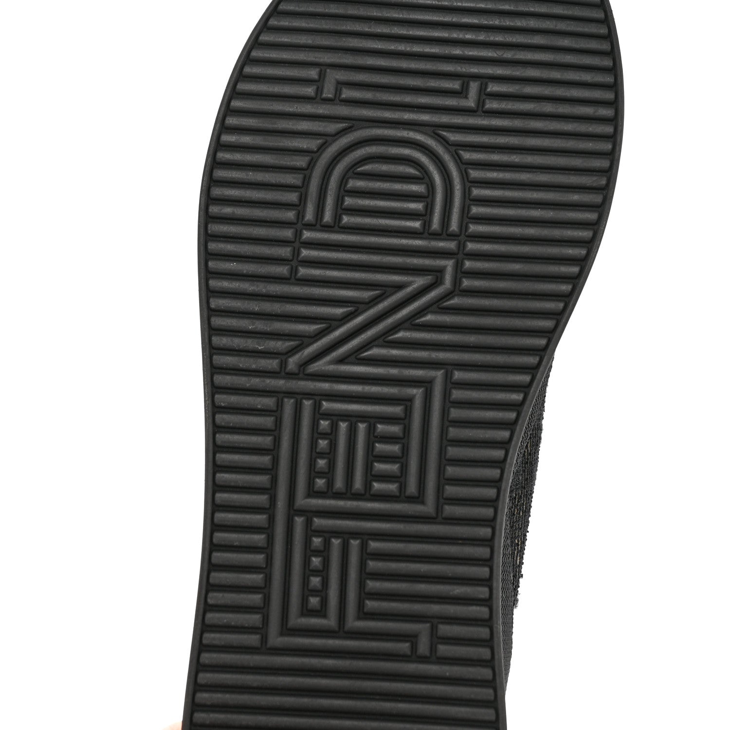 Fendi X SARAH COLEMAN Mesh FF Vertigo Runner Slip On Sneakers 36.5 Black 8 of 13