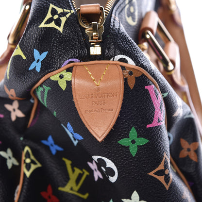 Louis Vuitton Monogram Multicolor Speedy 30 Black 6 of 7