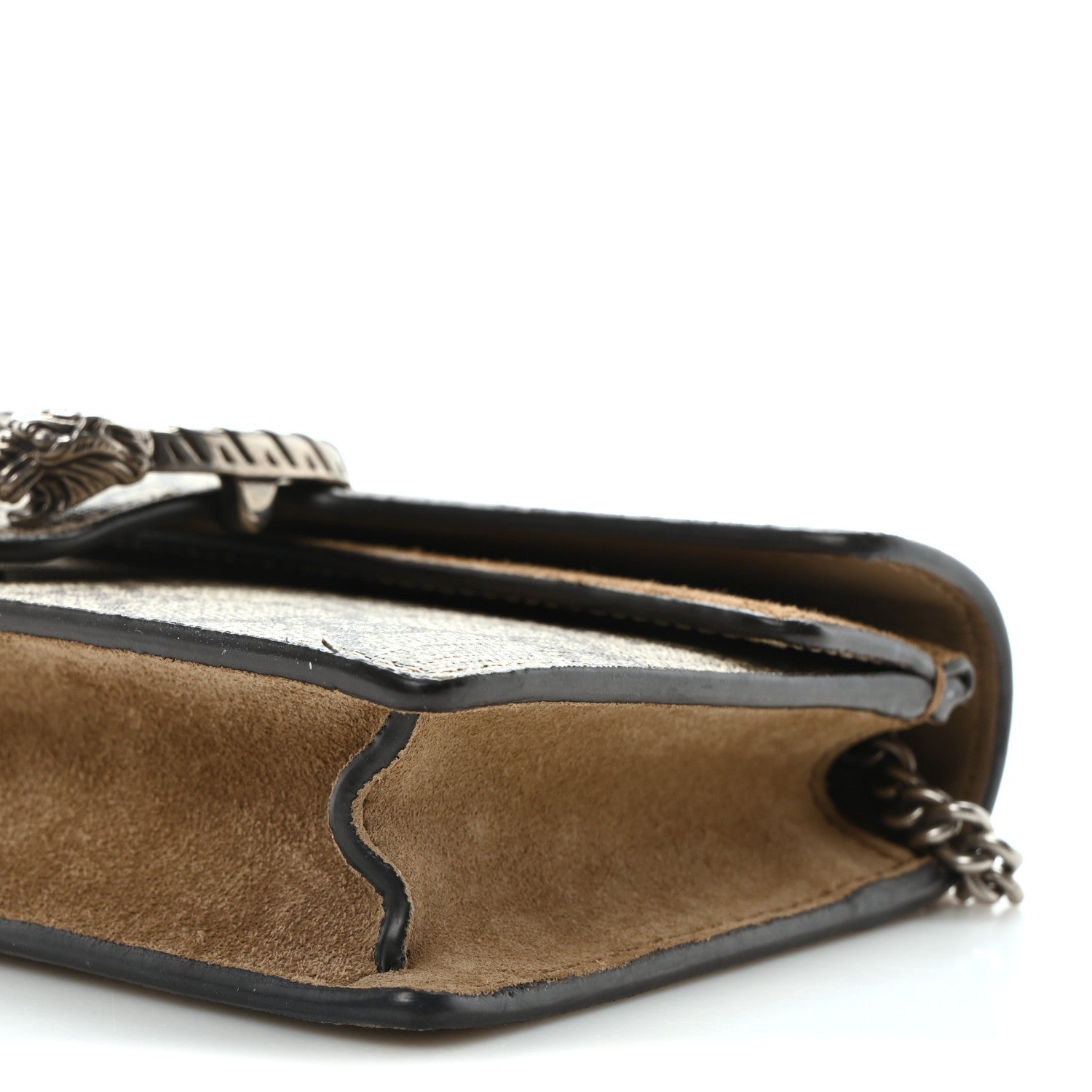 Gucci GG Supreme Monogram Super Mini Dionysus Shoulder Bag Taupe 9 of 9
