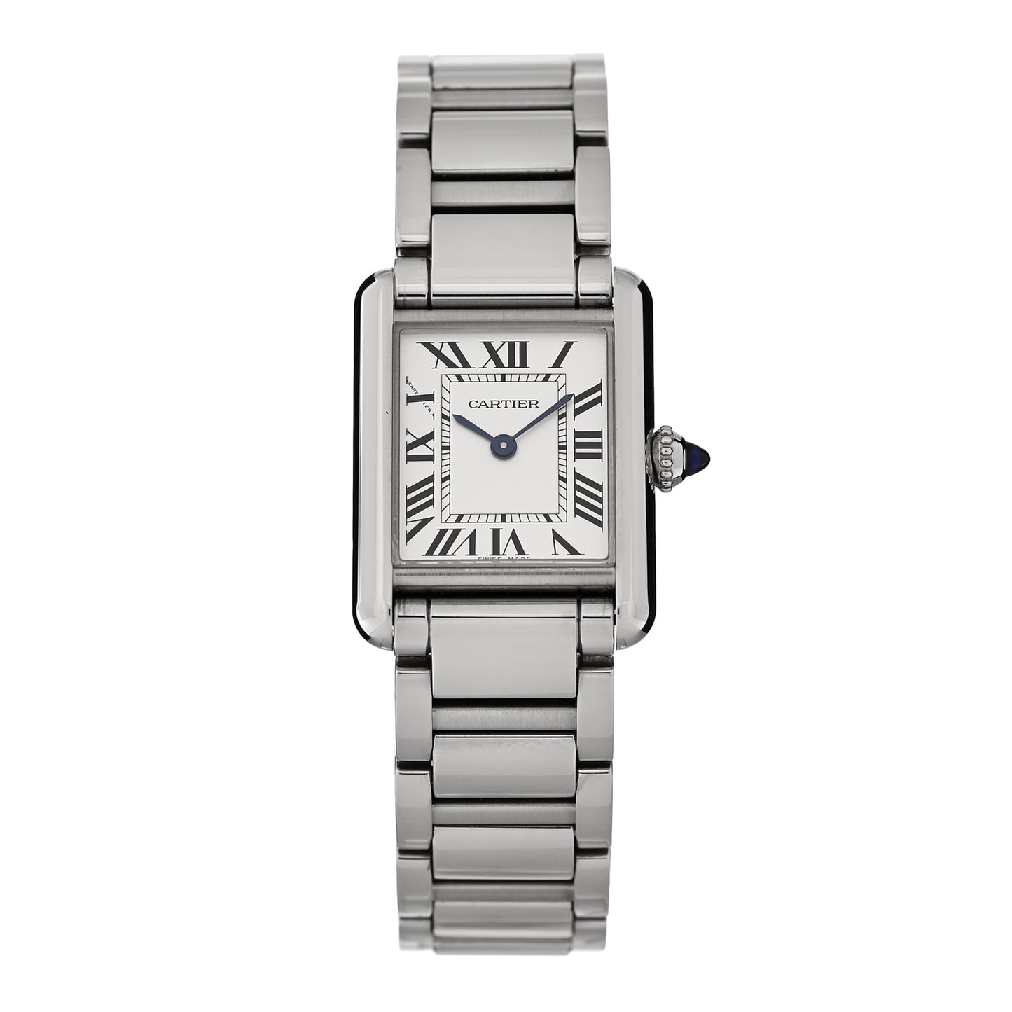 Stainless Steel 22mm Tank Must Quartz Watch