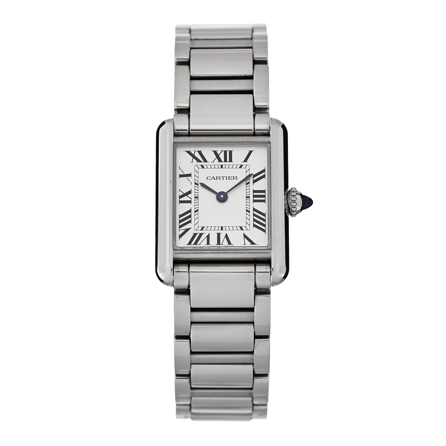 Cartier Stainless Steel 22mm Tank Must Quartz Watch 1 of 5