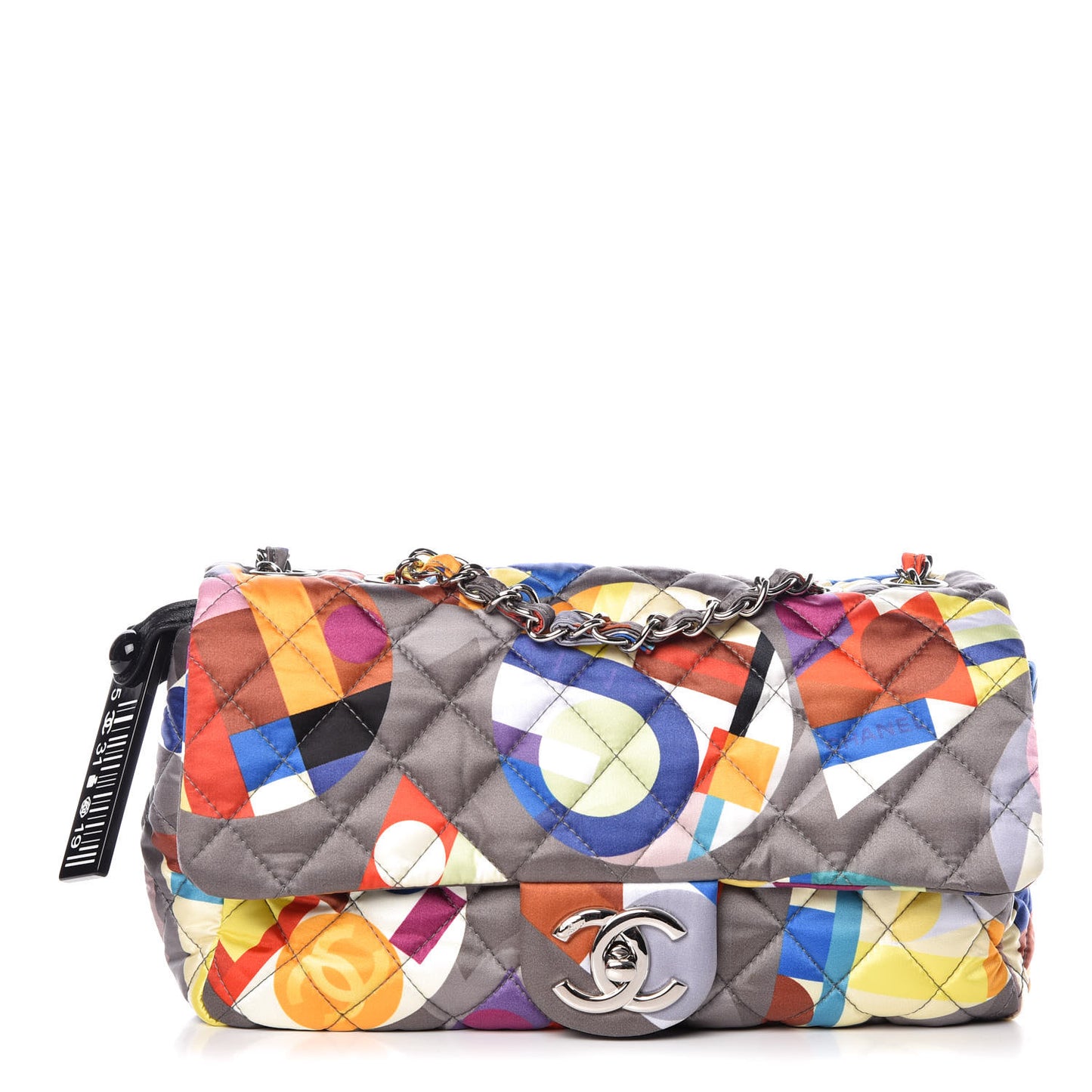 Nylon Printed Small Coco Color Flap Multicolor