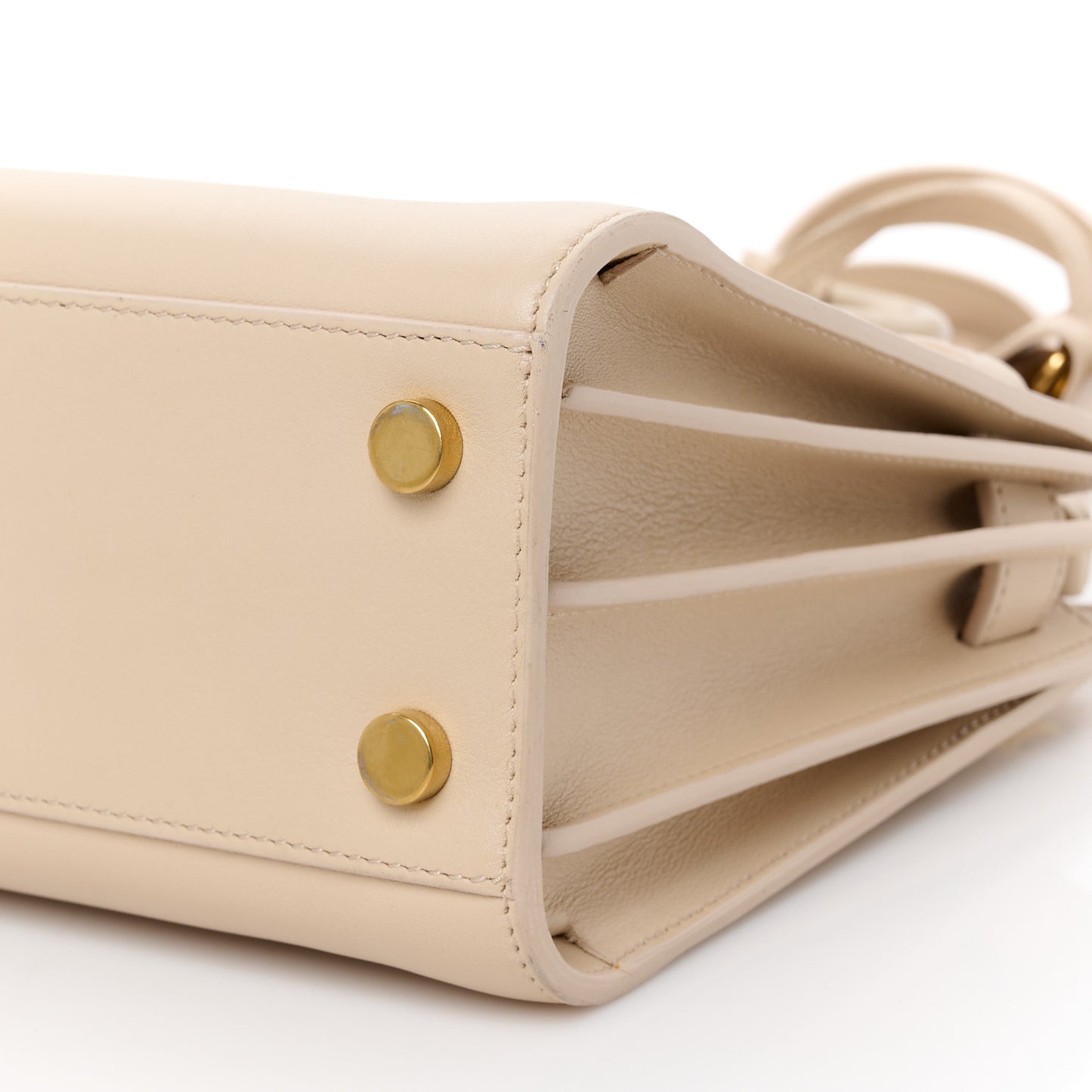 Smooth Calfskin Nano Sac De Jour Dark Beige