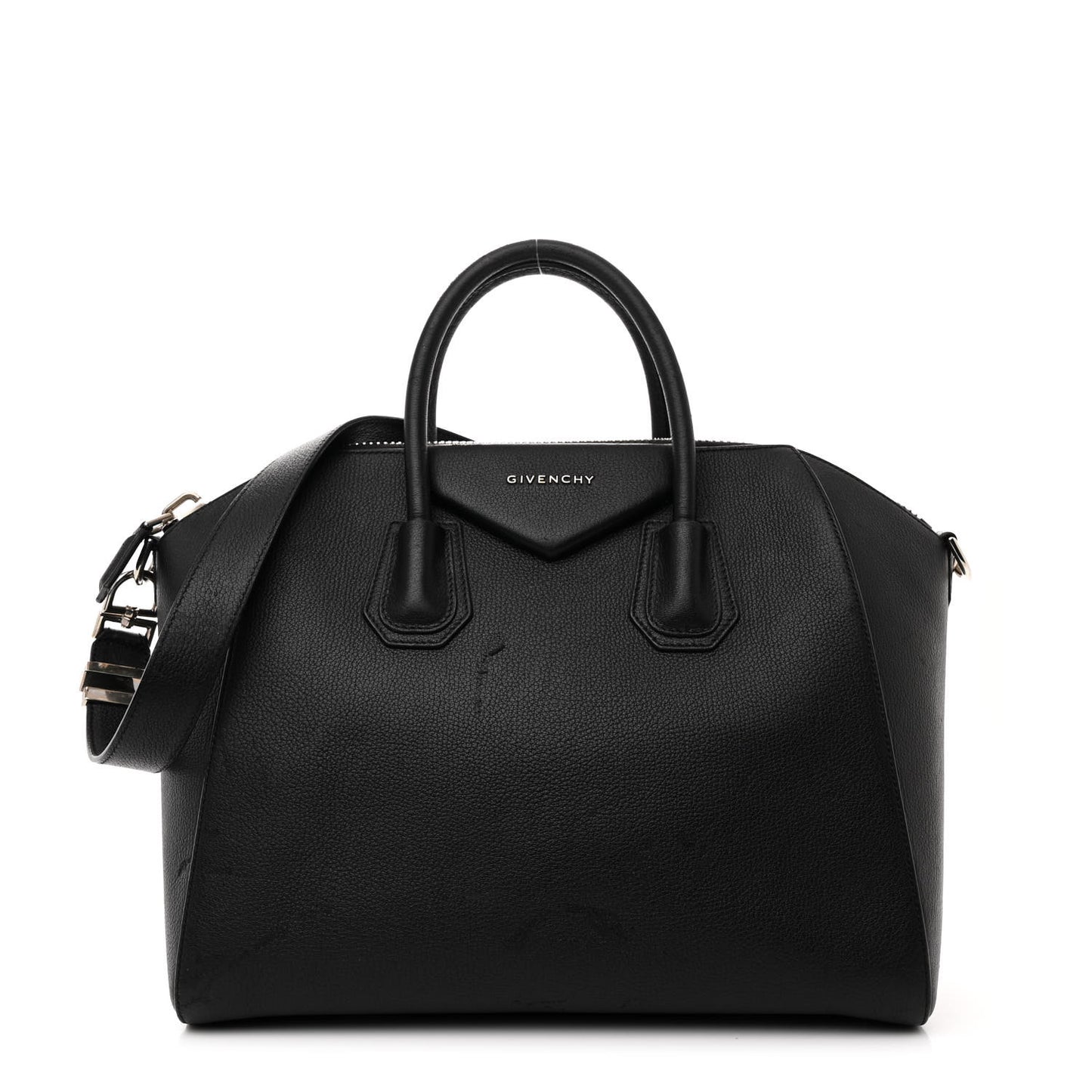 Sugar Goatskin Medium Antigona Black