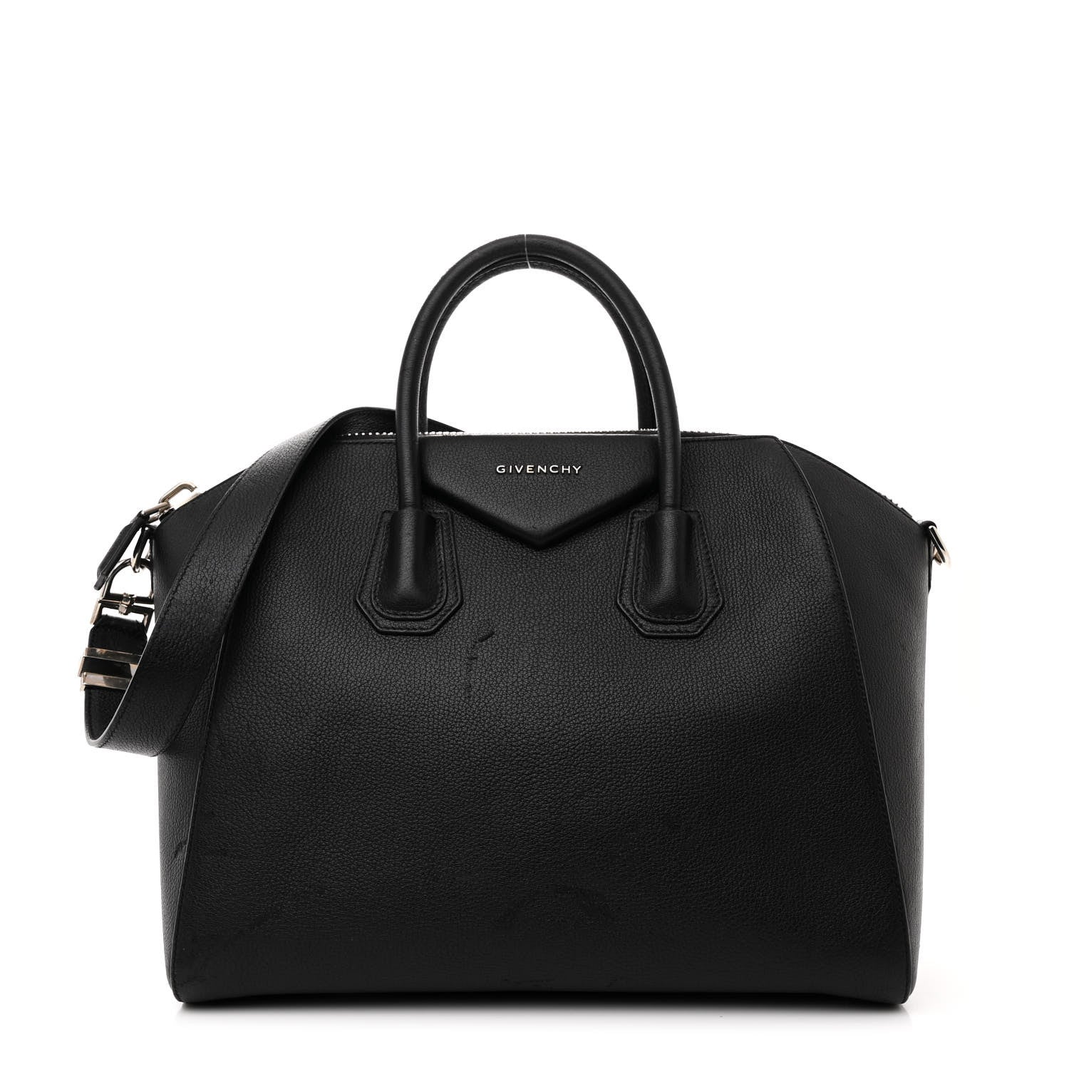 Givenchy Sugar Goatskin Medium Antigona Black 1 of 16