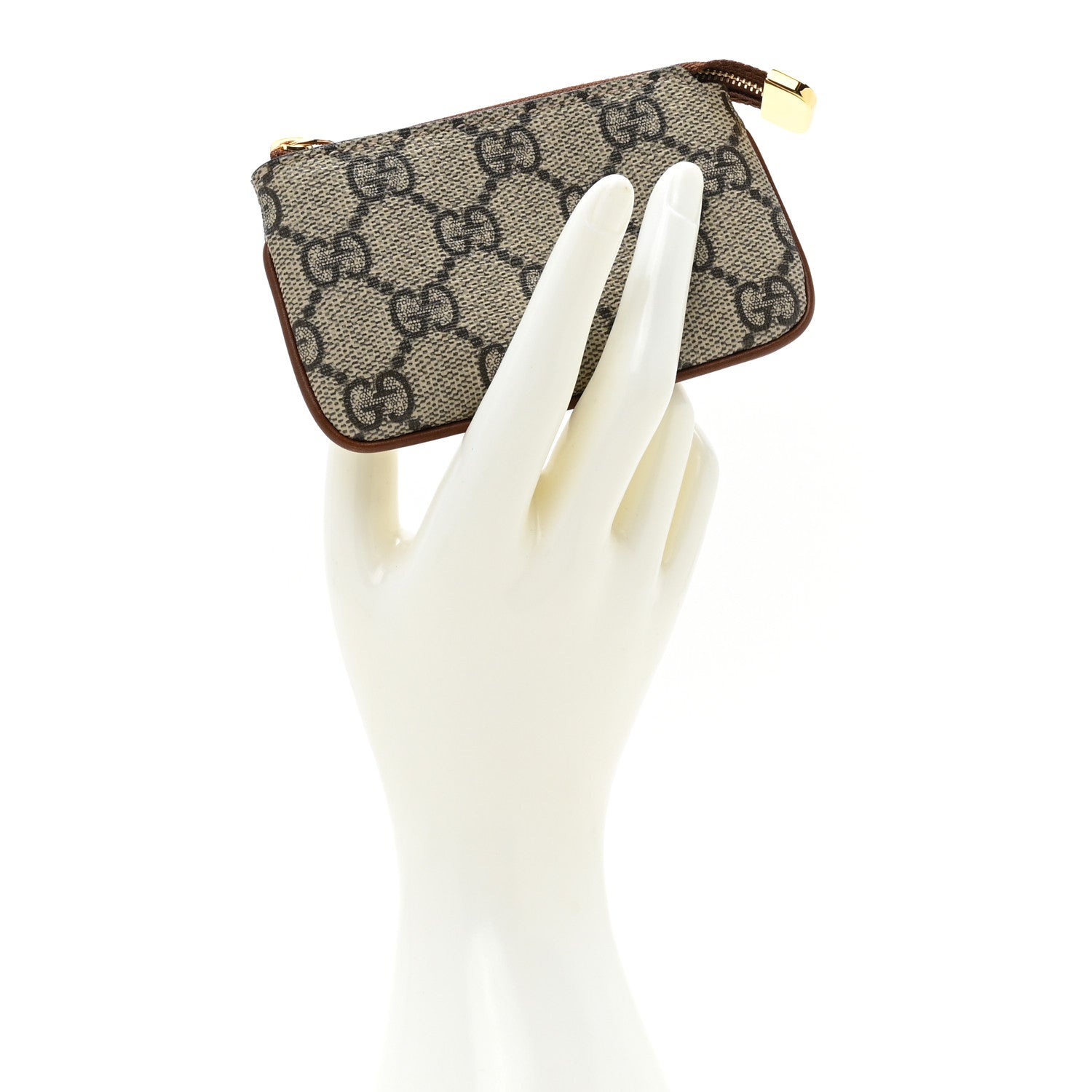 Gucci GG Supreme Monogram Key Case Brown 2 of 10