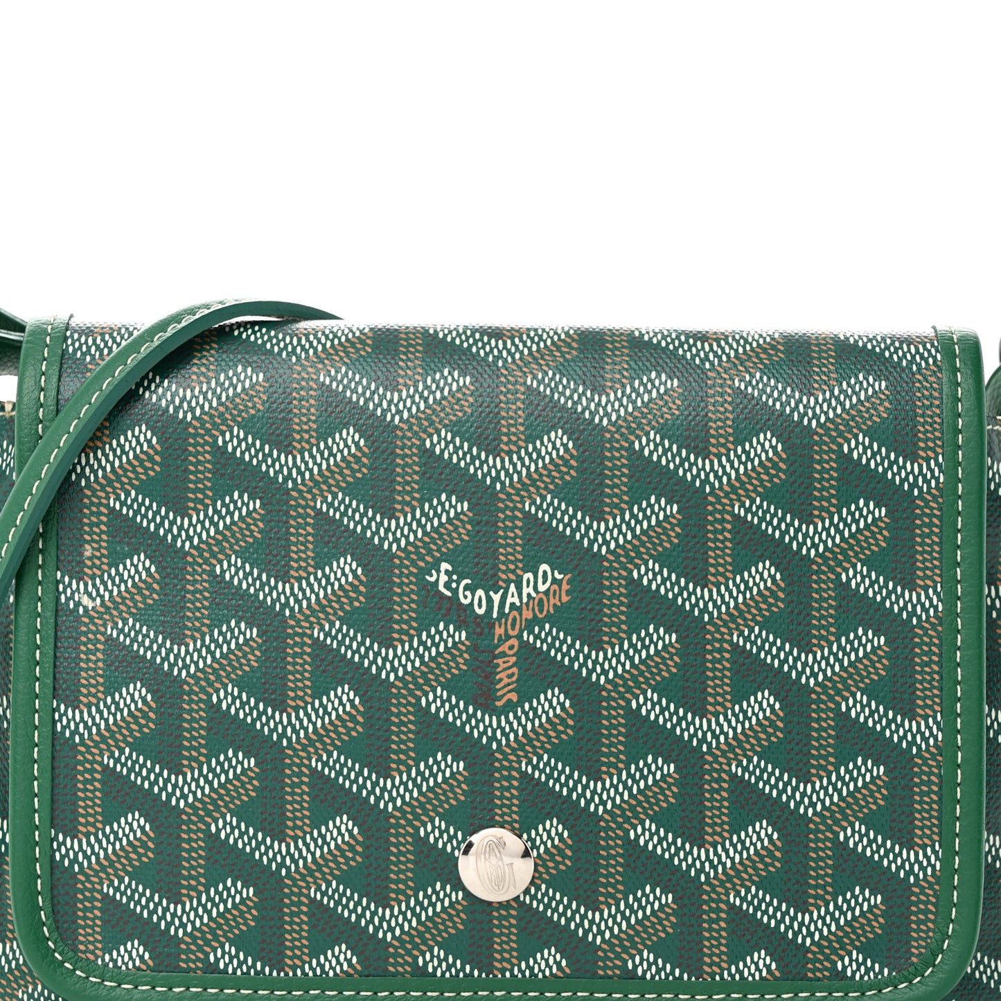 Goyardine Plumet Wallet Clutch Green
