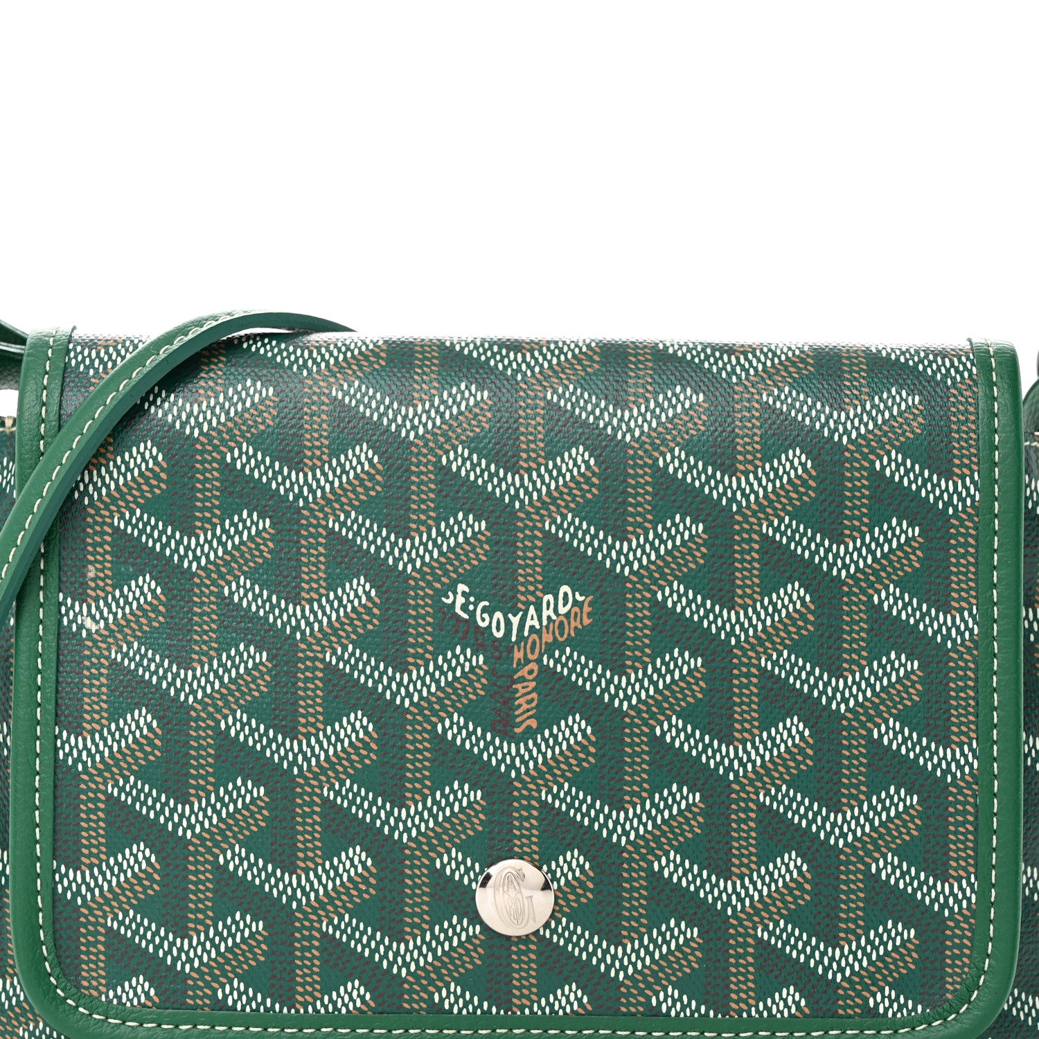 Goyard Goyardine Plumet Wallet Clutch Green 9 of 13