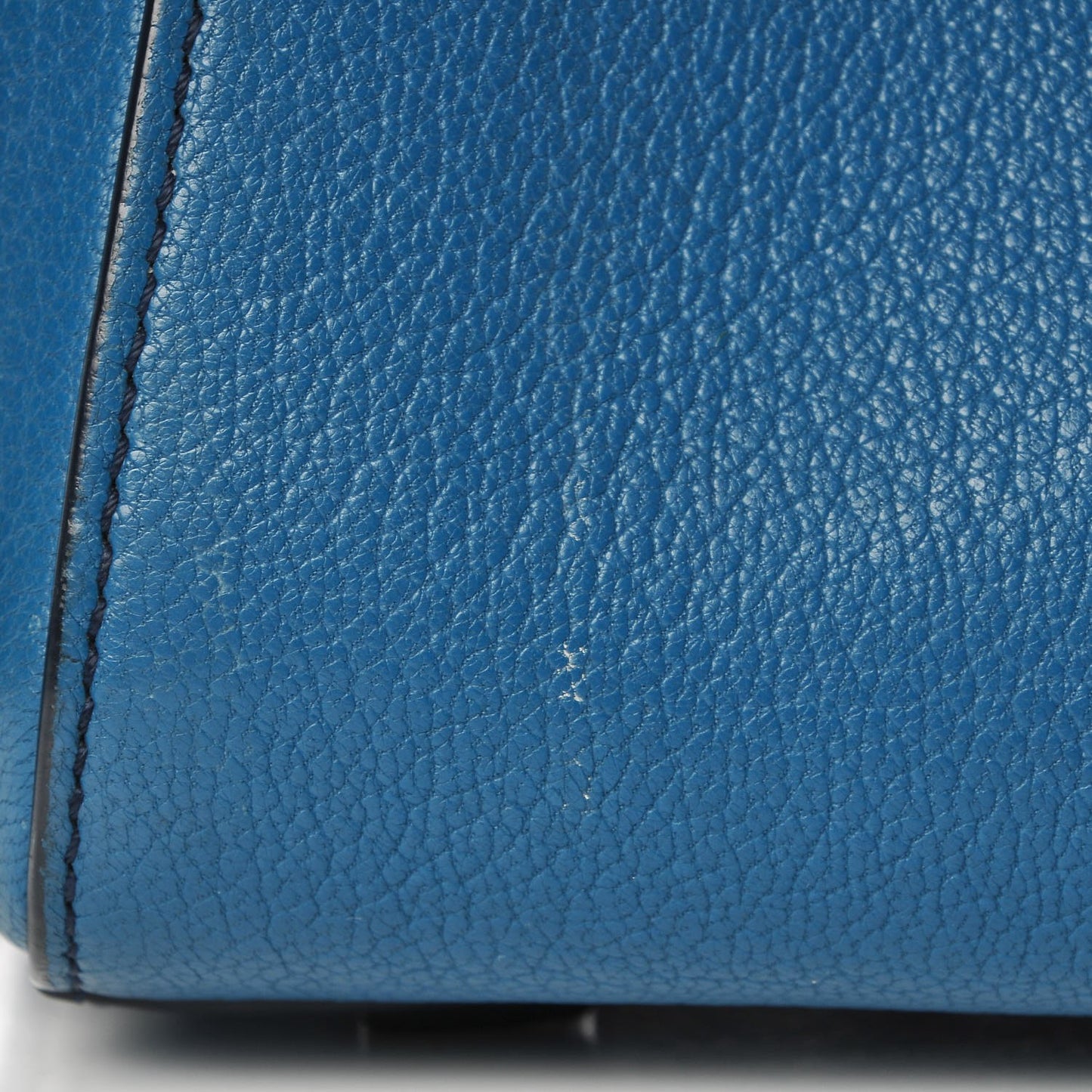 Sugar Goatskin Mini Antigona Electric Blue