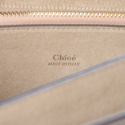 Chloe Calfskin Suede Medium Faye Shoulder Bag Motty Grey 6 of 10