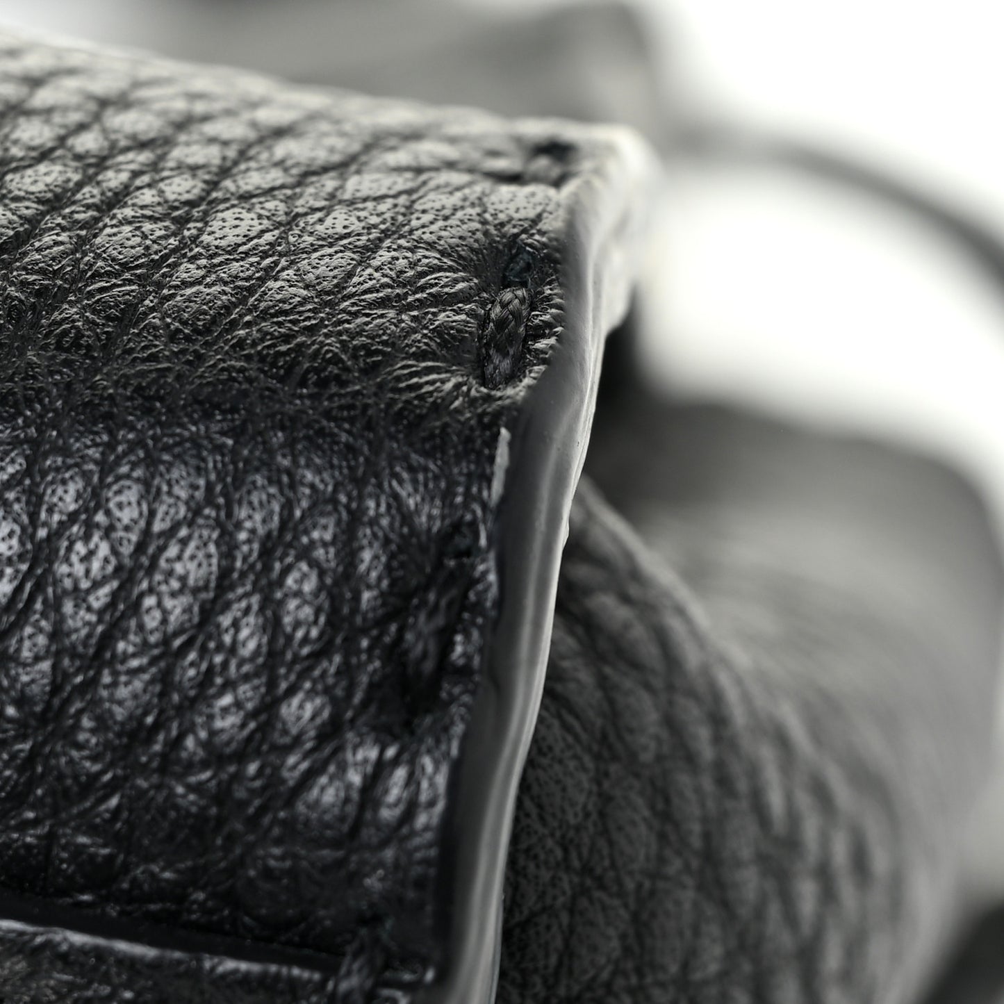 Cuoio Romano Selleria Bi-Color Mini Peekaboo Iconic Satchel Black Mou