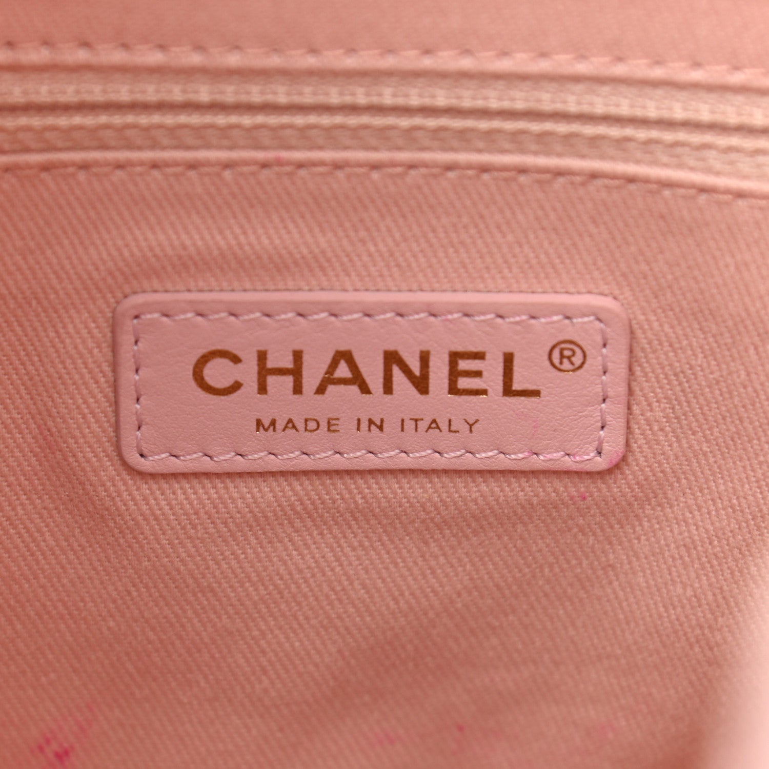 Chanel Canvas Large Deauville Backpack Pink 6 of 11