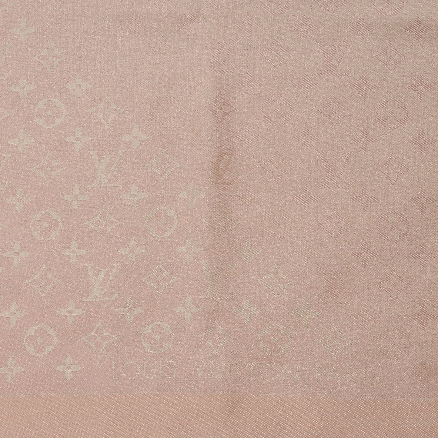 Silk Cotton Shine Monogram Sunrise Shawl