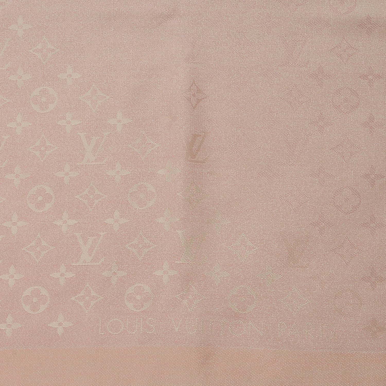 Louis Vuitton Silk Cotton Shine Monogram Sunrise Shawl 3 of 4