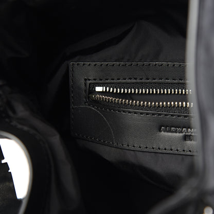 Alexander Wang Lambskin Attica Chain Dry Sack Bucket Bag Black 6 of 9