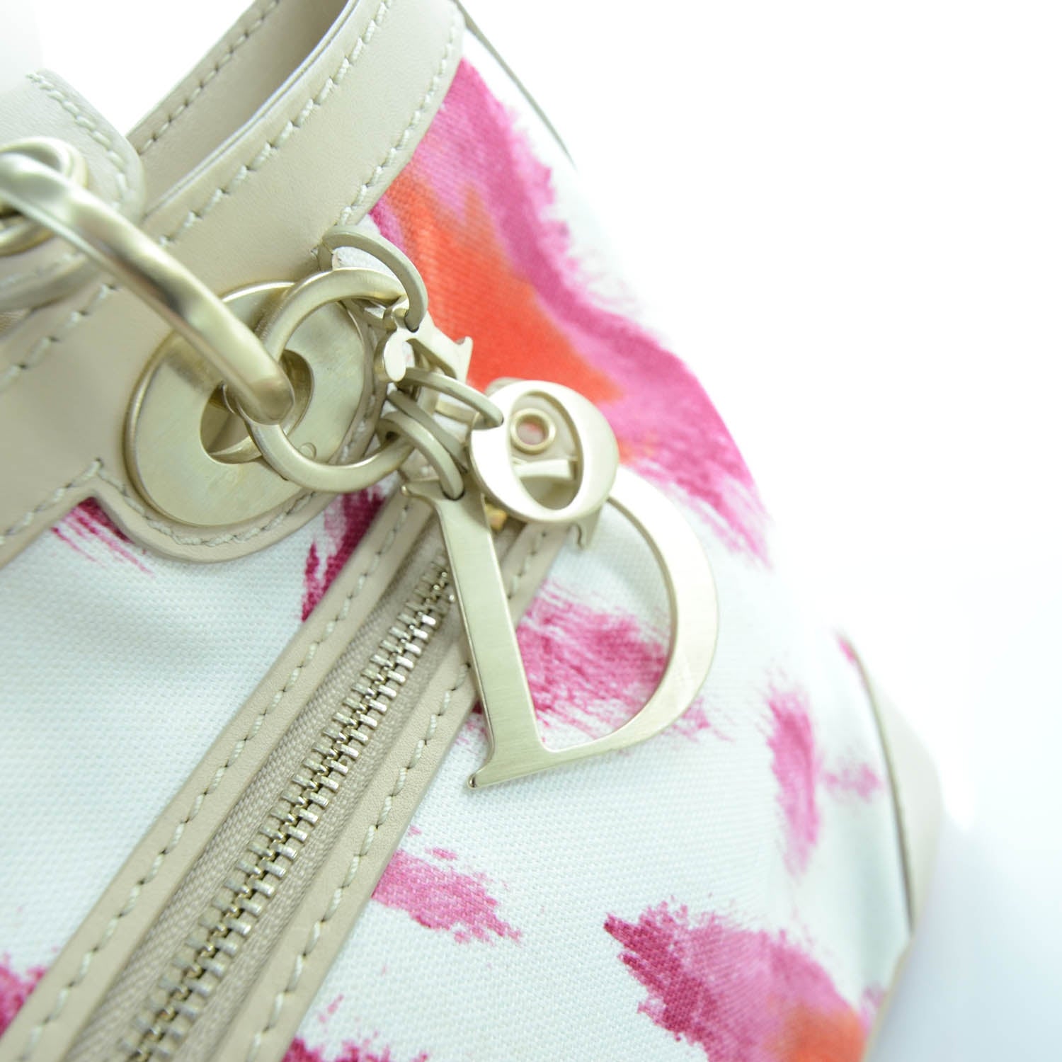 Christian Dior Canvas Leopard Print St Tropez Tote 7 of 10
