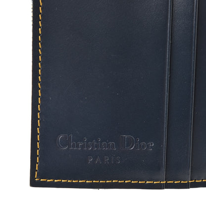 Christian Dior Monogram Compact Saddle Wallet Blue 6 of 10
