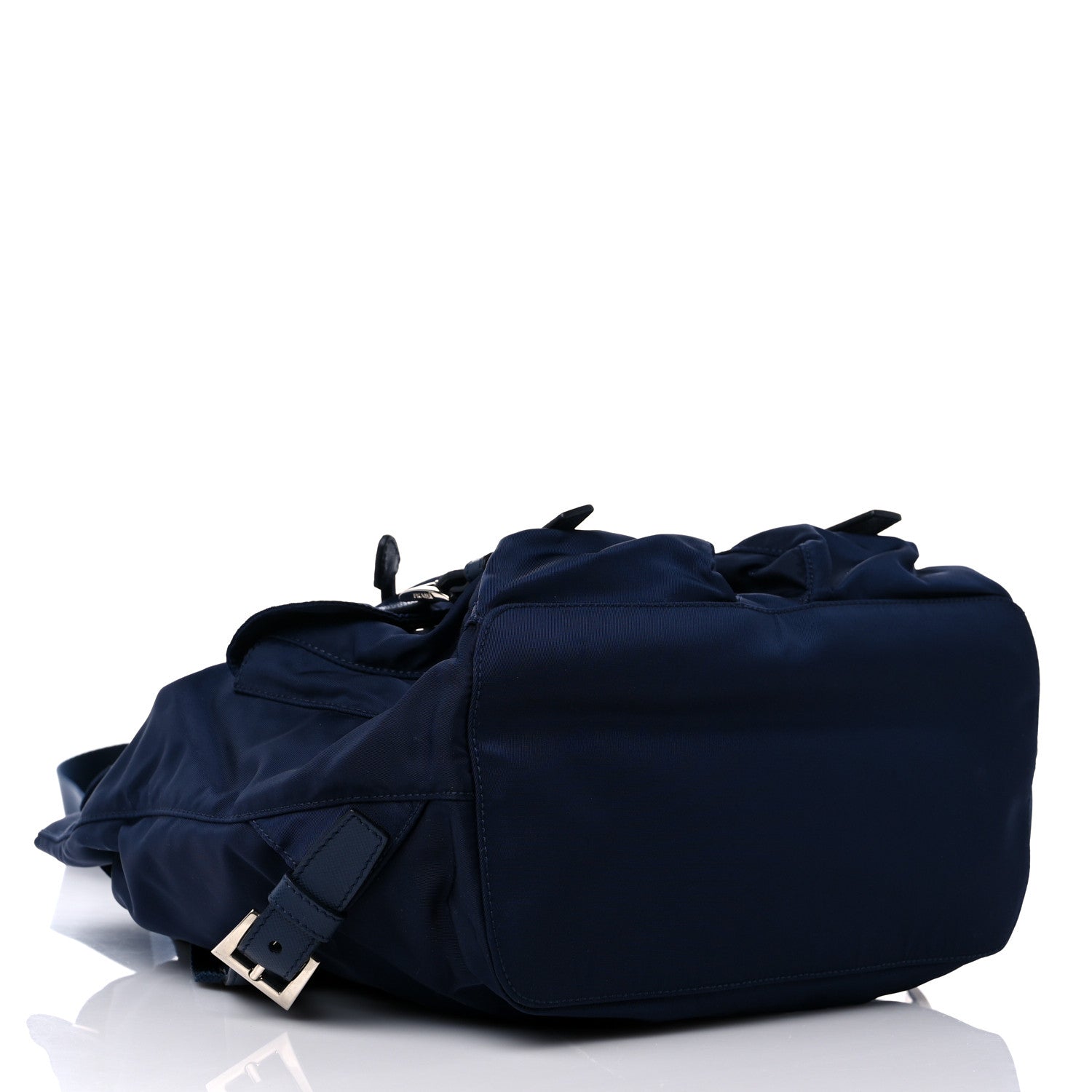 Prada Tessuto Nylon Saffiano Small Backpack Baltico 3 of 7
