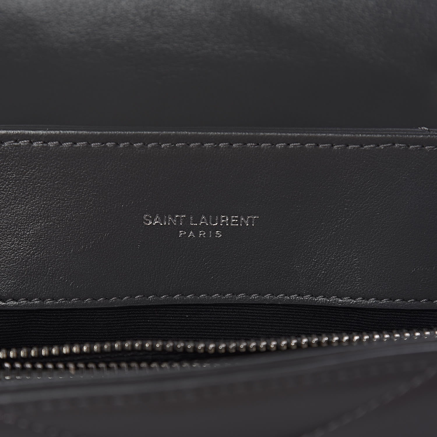 Saint Laurent Calfskin Y Quilted Monogram Medium Loulou Satchel Kaki Fonce 7 of 10