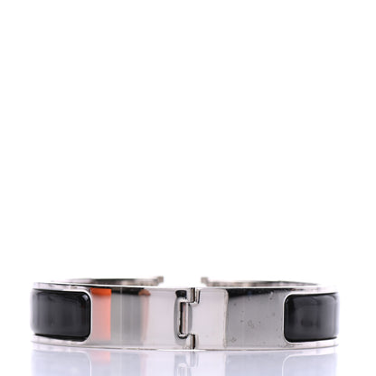 Hermes Enamel Narrow Clic Clac H Bracelet PM Black 3 of 5