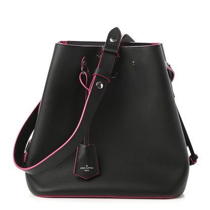Louis Vuitton Calfskin Lockme Bucket Black 1 of 9