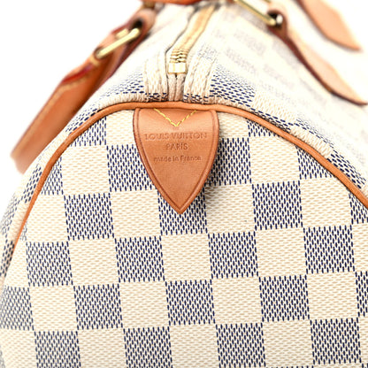 Louis Vuitton Damier Azur Speedy 35 8 of 9