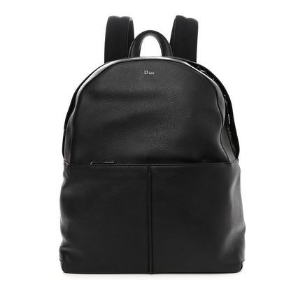 Christian Dior Calfskin Nylon Backpack Black 1 of 9
