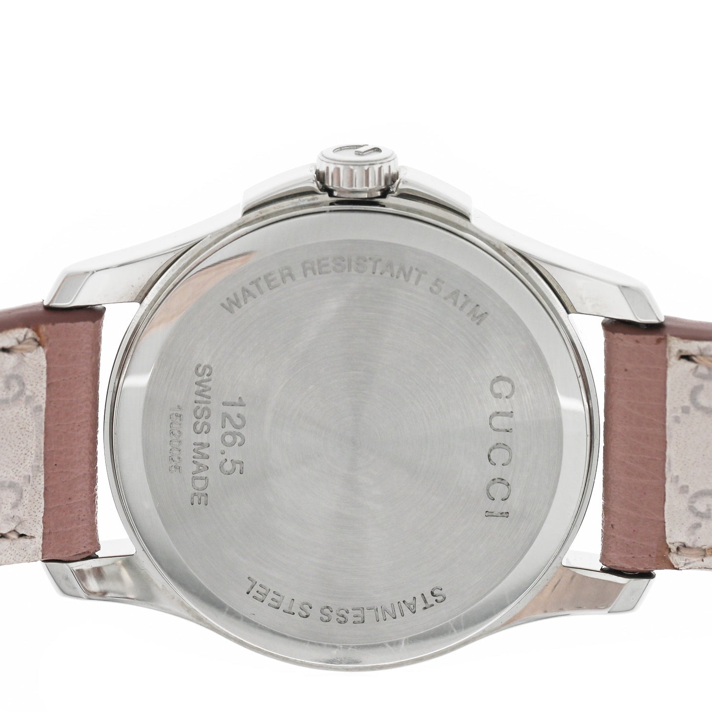 Stainless Steel Calfskin 27mm G-Timeless Quartz Watch Pink