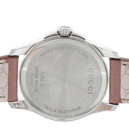Gucci Stainless Steel Calfskin 27mm G-Timeless Quartz Watch Pink 4 of 4