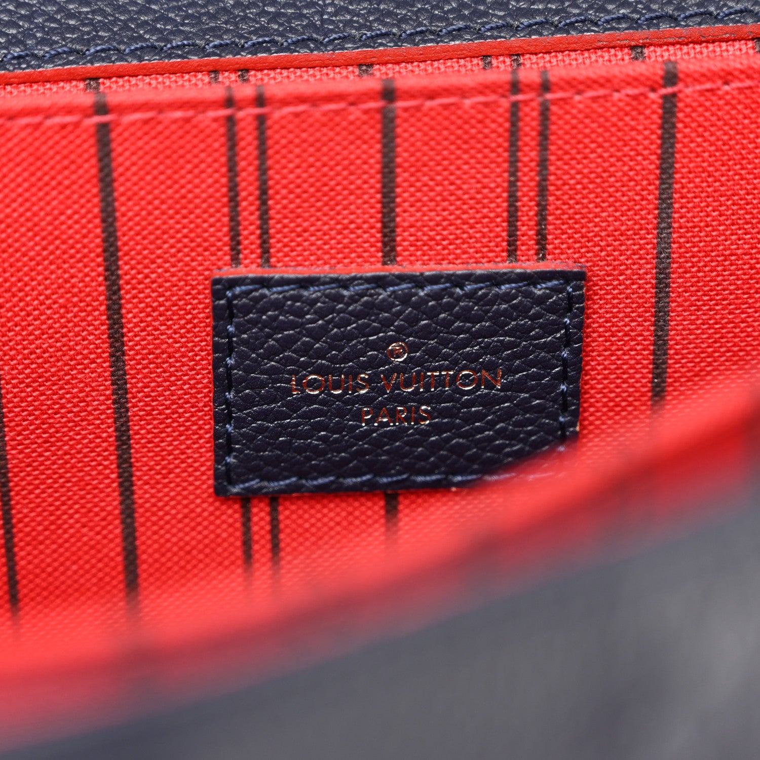 Louis Vuitton Empreinte Pochette Metis Marine Rouge 6 of 11