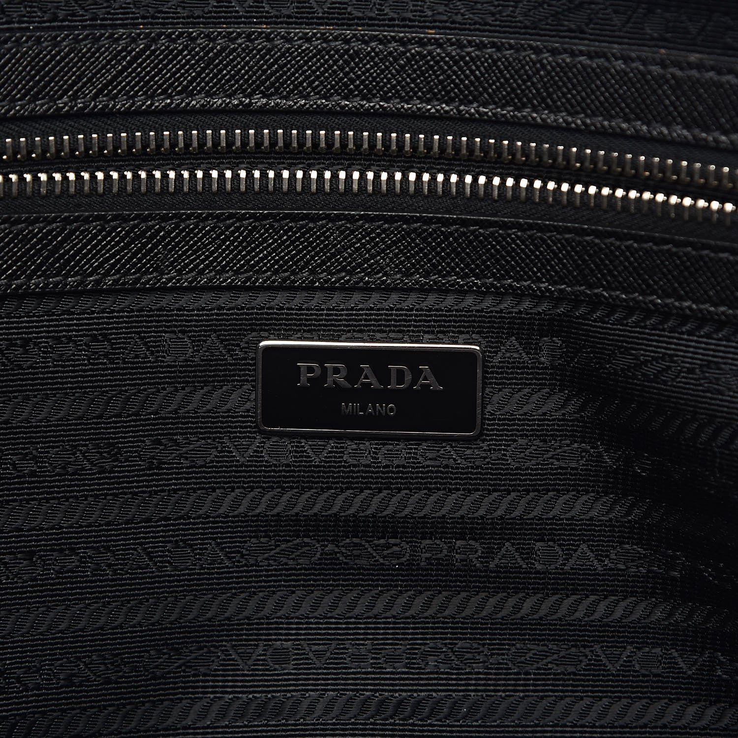 Prada Saffiano Travel Briefcase Black 8 of 19