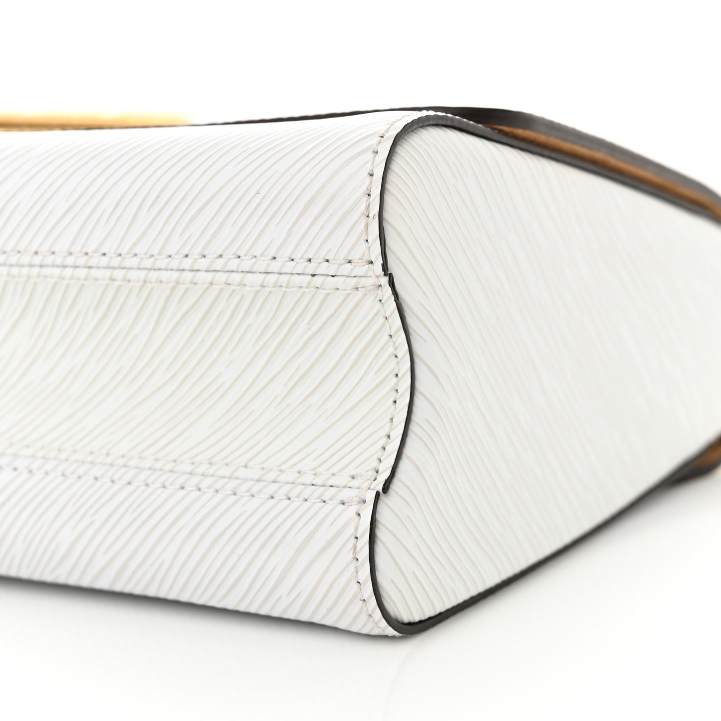 Epi Twist Shoulder Bag MM White