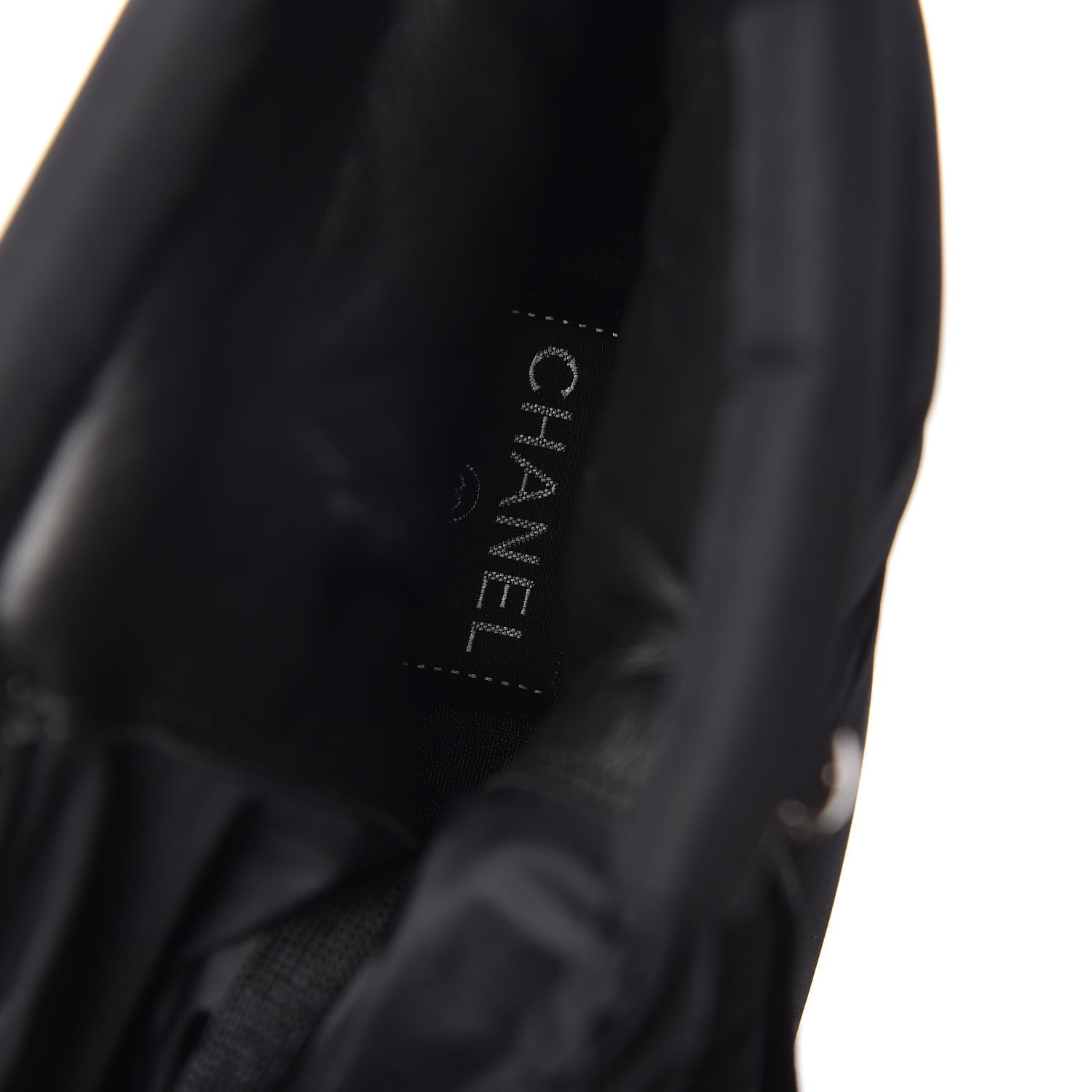 Chanel Nylon Calfskin Womens Coco Neige Short Boots 40 Black 6 of 10